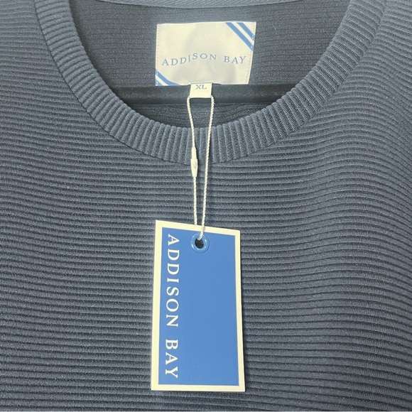 ADDISON BAY • Active Rib Everyother Day Crewneck Sweater • Navy Blue • XL - Picture 3 of 6